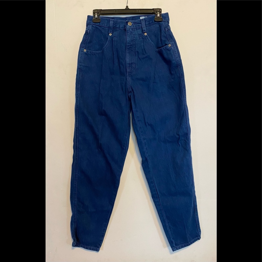 Vintage 80s Brittania Jeans/1980's High Waisted Pleated Mom Jeans SZ 8P